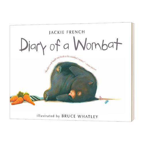 英文原版 Diary of a Wombat 袋熊的日记 平装绘本 英文版 进口英语原版书籍