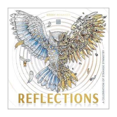 英文原版 Reflections 奇妙的对称 趣味涂色书 菲律宾插画师Kerby Rosanes 英文版 进口英语原版书籍