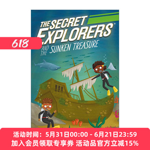 英文原版 The Secret Explorers and the Sunken Treasure 秘密探险家系列 秘密探险家与沉没的宝藏 DK儿童动作冒险小说 7-9岁