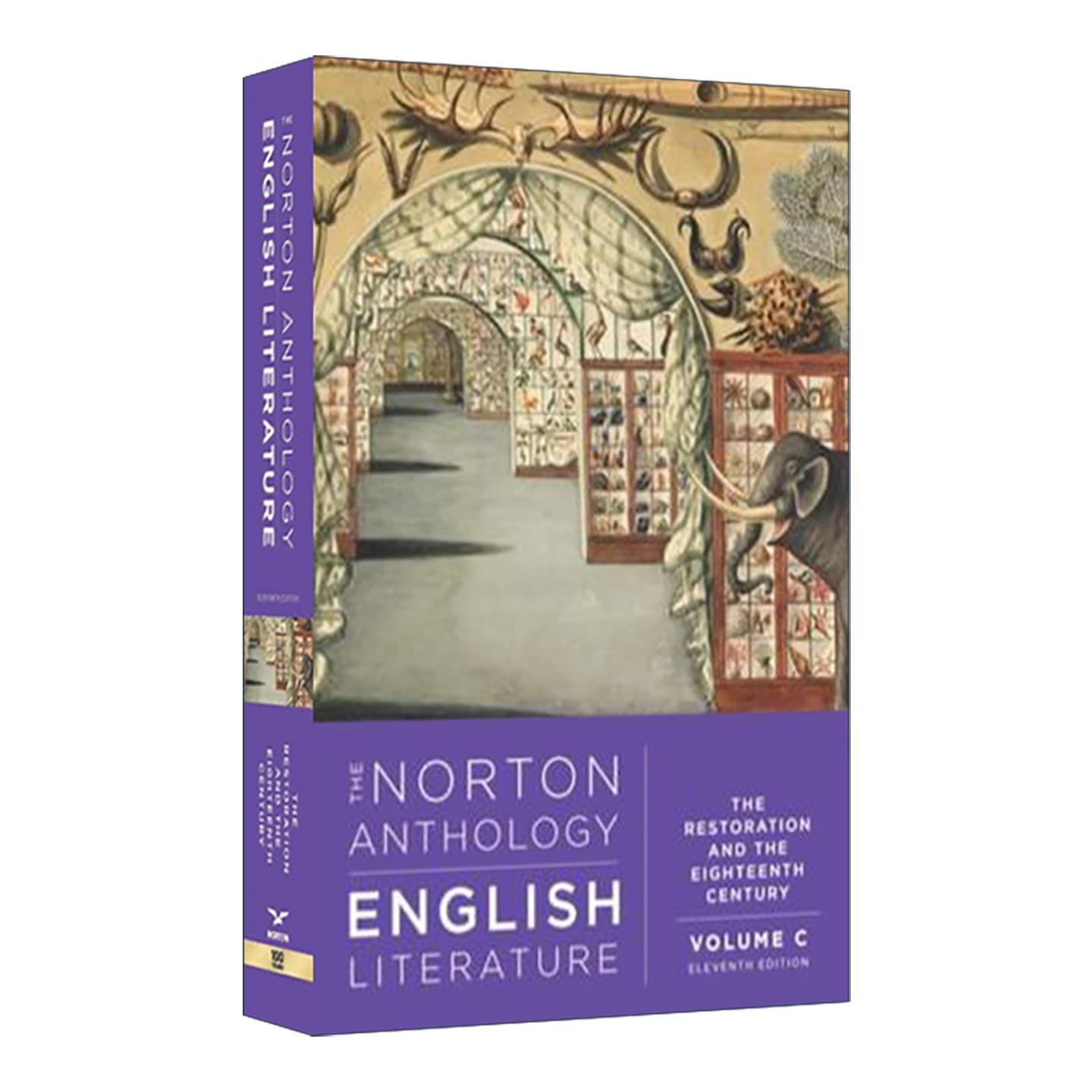 英文原版 The Norton Anthology of English Literature Vol.C 诺顿英国文学精选集 第11版 卷C 复辟到十八世纪 英文版