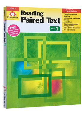 英文原版 Reading Paired Text Grade 1 TE 阅读课堂系列 知识问答 一年级 完整版 英文版 进口英语原版书籍