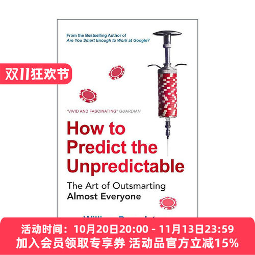 英文原版 How to Predict the Unpredictable 如何预测不可测之事 威廉·庞德斯通 英文版 进口英语原版书籍