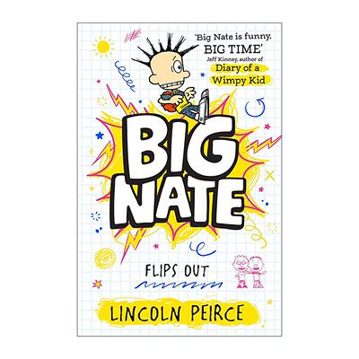 英文原版 Big Nate Flips Out 我们班有个捣蛋王 大内特漫画英版5 英文版 进口英语原版书籍