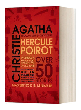 大侦探波洛探案全集 英文原版 Hercule Poirot The Complete Short Stories 阿加莎侦探推理小说 英文版 进口英语原版书籍