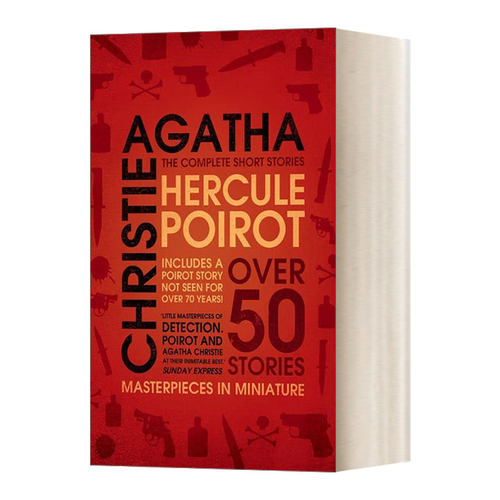 大侦探波洛探案全集 英文原版 Hercule Poirot The Complete Short Stories 阿加莎侦探推理小说 英文版 进口英语原版书籍