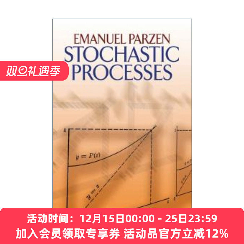 随机过程 英文原版 Stochastic Processes Dover Books on Mathematics Emanuel Parzen 英文版 进口英语原版书籍