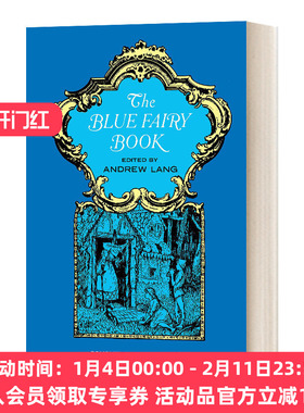 英文原版 The Blue Fairy Book 朗格蓝色童话 安德鲁 朗格 Andrew Lang 英文版 进口英语原版书籍