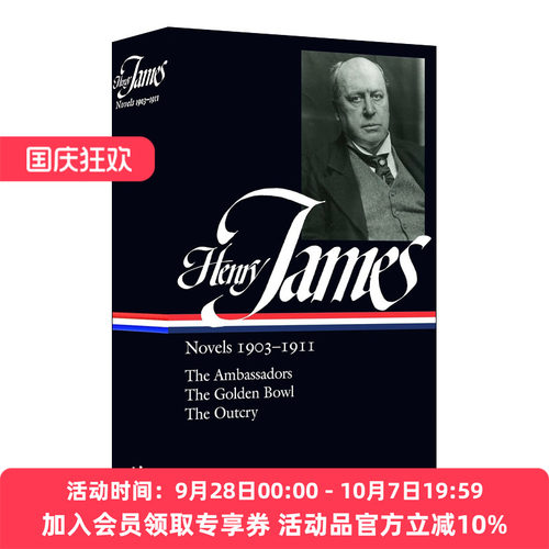 英文原版小说 Henry James Novels 1903-1911 亨利 詹姆斯 1903-1911小说集 美国图书馆 精装 英文版 进口英语原版书籍