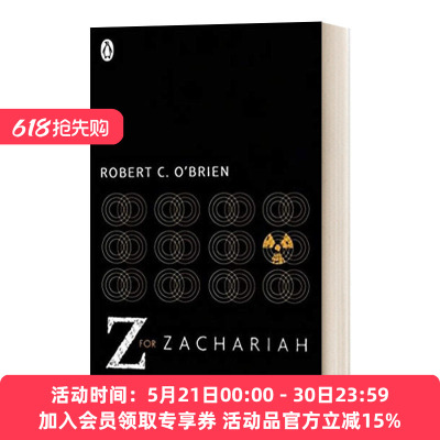 英文原版 Z For Zachariah  撒迦利亚 英文版 进口英语原版书籍