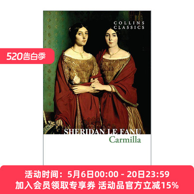 英文原版 Carmilla 卡蜜拉 雪利登·拉·芬努 早期经典哥特小说 柯林斯经典系列 英文版 进口英语原版书籍