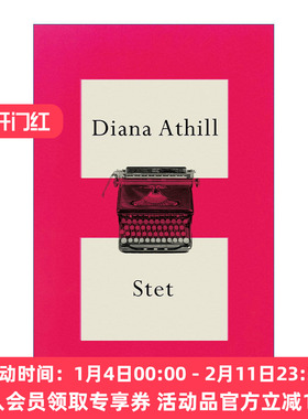 英文原版 Stet 原句保留 戴安娜·阿西尔编辑生涯回忆录 英文版 进口英语原版书籍