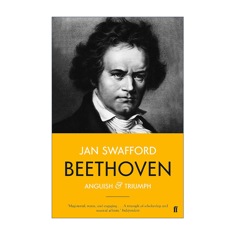 英文原版 Beethoven 贝多芬传 磨难与辉煌 扬·斯瓦福德 英文版 进口英语原版书籍