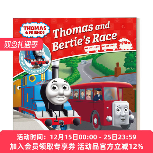 托马斯和他的朋友们 英文原版 Thomas & Friends Thomas and Bertie's Race 绘本 英文版 进口英语原版书籍