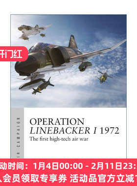 英文原版 Operation Linebacker I 1972 美军后卫行动 空中战役系列 英文版 进口英语原版书籍