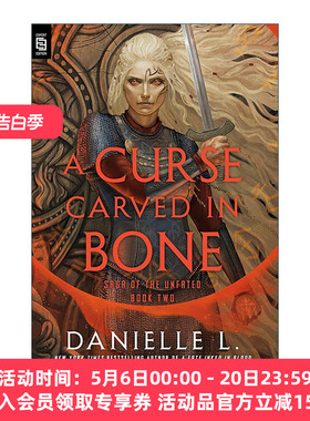 英文原版 A Curse Carved in Bone Saga of the Unfated 02 刻骨的诅咒 亡者传奇系列2 奇幻冒险小说 英文版 进口英语原版书籍