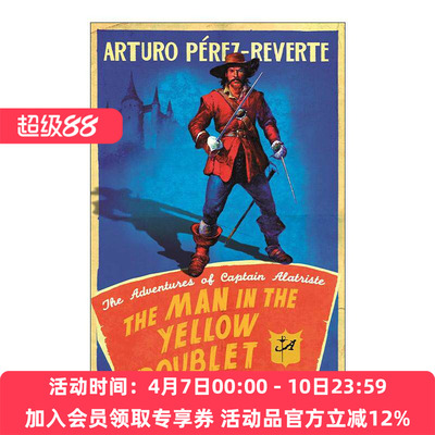 英文原版 The Cavalier in the Yellow Doublet 佣兵传奇5 电影原著 动作冒险历史小说 西班牙畅销小说 英文版 进口英语原版书籍