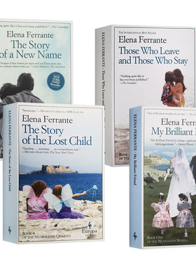 那不勒斯四部曲套装 英文原版小说书 HBO我的天才女友 The Neapolitan Novels My Brilliant Friend 埃莱娜费兰特 Elena Ferrante
