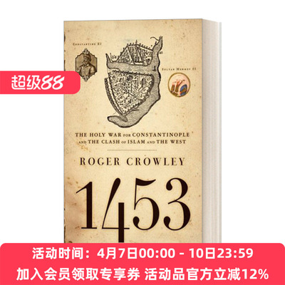 英文原版 1453 君士坦丁堡之战 英文版 进口英语原版书籍 Roger Crowley