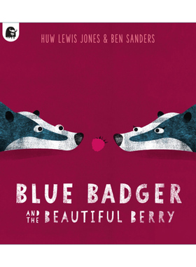 深蓝色獾和美丽的浆果 英文原版 Blue Badger and the Beautiful Berry 英文版 进口英语原版书籍