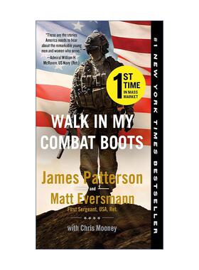 英文原版 Walk in My Combat Boots 穿着我的战斗靴 美国勇敢战士的真实故事 英文版 进口英语原版书籍