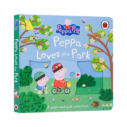 英文原版绘本 Peppa Pig Peppa Loves The Park 小猪佩奇爱公园 推拉纸板书 英文版 进口英语原版书籍