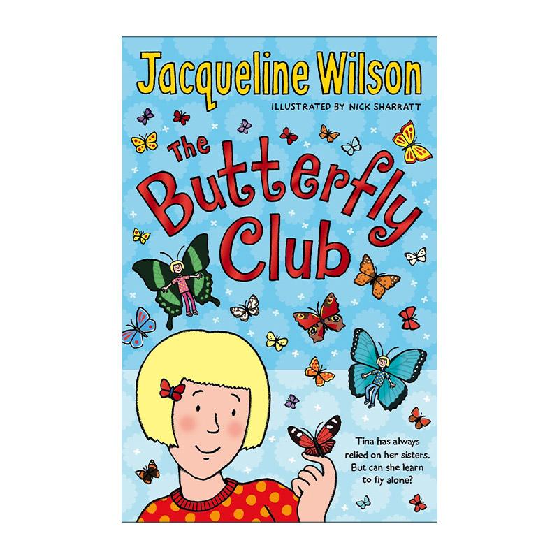 英文原版 The Butterfly Club 蝴蝶俱乐部 杰奎琳·威尔逊儿童故事书 英文版 进口英语原版书籍