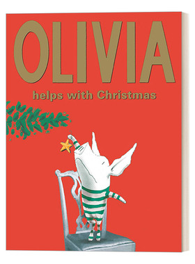 小猪奥莉薇的圣诞节 英文原版绘本 Olivia Helps With Christmas 英文版 进口英语原版书籍