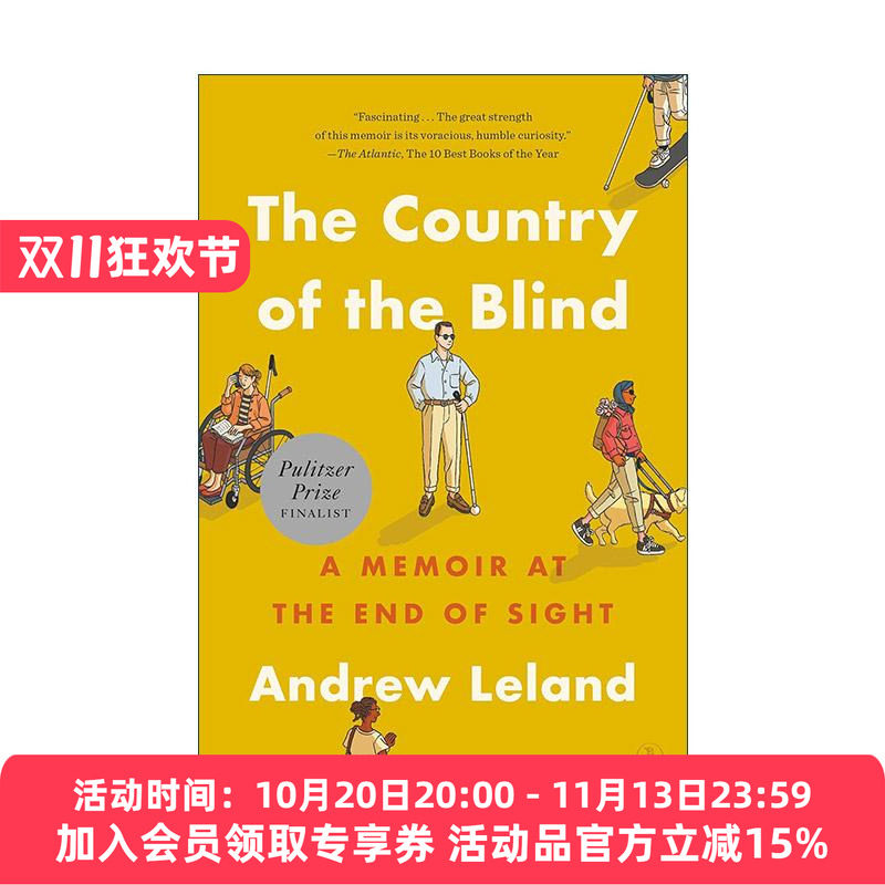 英文原版 The Country of the Blind 盲人之国 视力消失后的回忆录 2024普利策奖入围 Andrew Leland 英文版 进口英语原版书籍