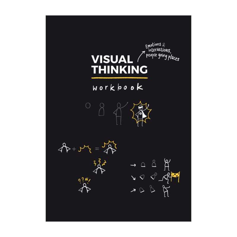 英文原版 Visual Thinking Workbook 视觉思维 练习册 英文版 进口英语原版书籍