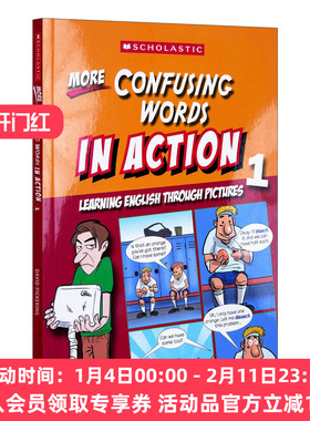 英文原版 More Confusing Words In Action 1 学乐画中画 更多易混淆词卷1 英文版 进口英语原版书籍
