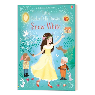 英文原版 Little Sticker Dolly Dressing Snow White 多莉贴纸 白雪公主 英文版 进口英语原版书籍