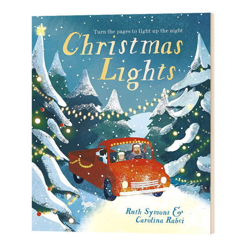 华研原版 圣诞之光 英文原版绘本 Christmas Lights 北极光冬季故事 Ruth Symons 儿童睡前故事 英文版 进口英语书籍