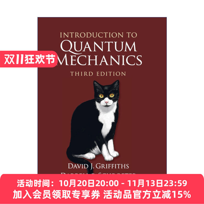 量子力学概论  英文原版 Introduction to Quantum Mechanics David J. Griffiths 精装 英文版 进口英语原版书籍