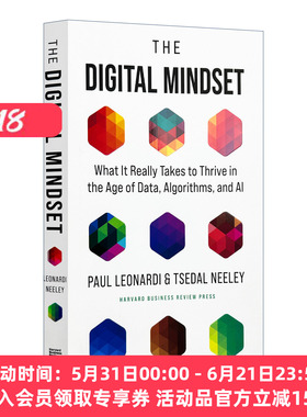 数字思维 英文原版 The Digital Mindset 数据、算法和AI时代繁荣发展的真正要素 哈佛商业评论 Paul Leonardi 英文版 进口英语书