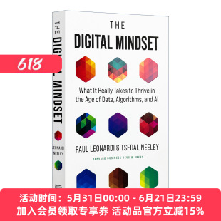 数字思维 英文原版 The Digital Mindset 数据、算法和AI时代繁荣发展的真正要素 哈佛商业评论 Paul Leonardi 英文版 进口英语书