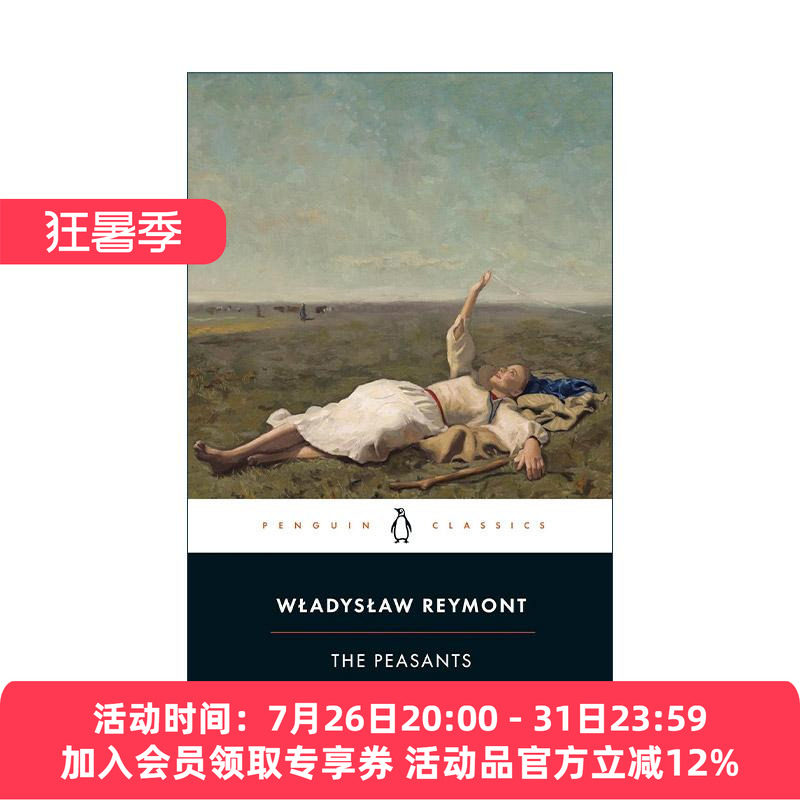 英文原版 The Peasants 农民 波兰农民的抗争史诗 弗拉迪斯拉夫·莱蒙特 企鹅黑经典 英文版 进口英语原版书籍