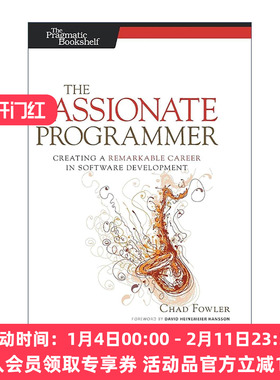 英文原版 The Passionate Programmer 我编程 我快乐 程序员职业规划之道 Chad Fowler 英文版 进口英语原版书籍