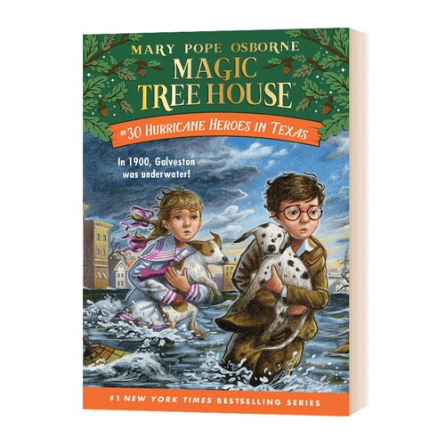 英文原版 Magic Tree House #30 Hurricane Heroes In Texas 神奇树屋30 德克萨斯州的飓风英雄 英文版