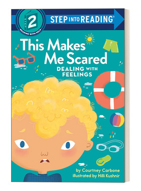英文原版 Step into Reading 2 This Makes Me Scared Dealing with Feelings 学会处理情绪 这样会让我害怕 英文版 进口英语书籍