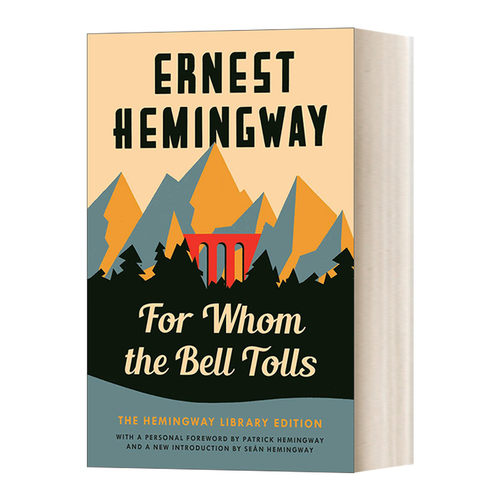 英文原版 For Whom the Bell Tolls 丧钟为谁而鸣 Hemingway Library Edition 英文版 进口英语原版书籍