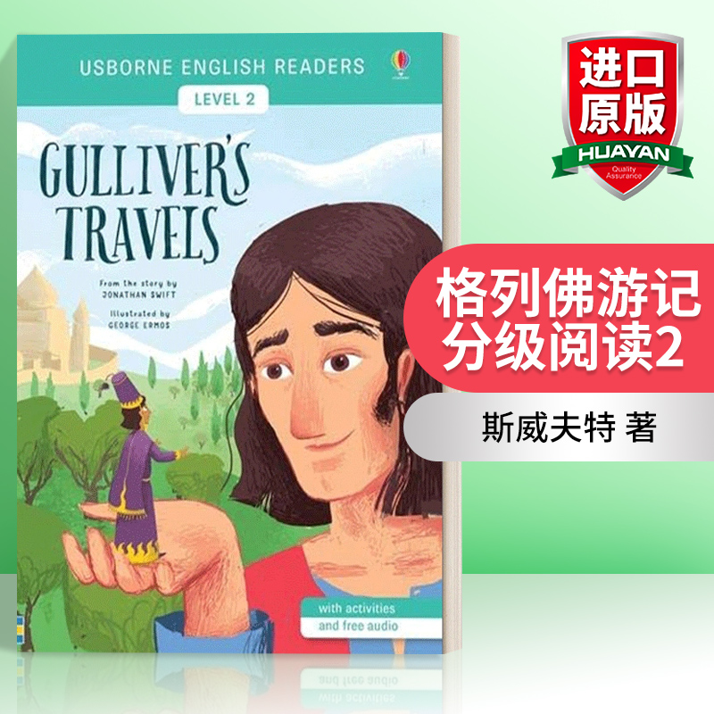 英文原版 English Readers Level 2 Gulliver's Travels 分级阅读2 格列佛游记 英文版 进口英语原版书籍