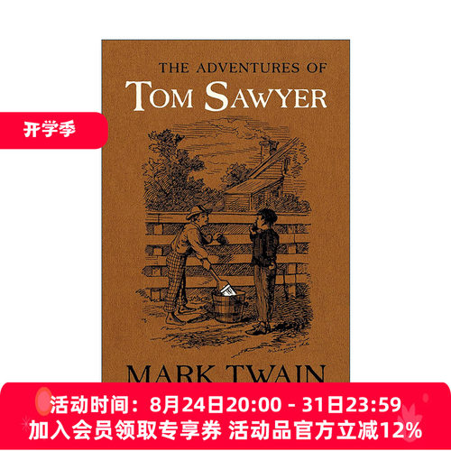 英文原版 The Adventures of Tom Sawyer 汤姆·索亚历险记 带原始插图的权威文本 第三版 马克吐温图书馆 精装收藏版 英文版