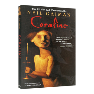 英文原版 Coraline Gaiman尼尔盖曼 鬼妈妈 进口英语书籍搭相约星期二坟场之书爸爸去哪儿了 Neil 十周年纪念版 文学小说 正版 经典