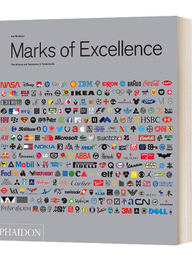 卓越的商标 英文原版 Marks of Excellence The History and Taxonomy Trademarks 第二版 精裝 英文版 进口英语原版书籍