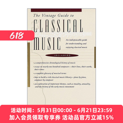 古典音乐经典指南 英文原版 The Vintage Guide to Classical Music 贝多芬传作者Jan Swafford扬·斯瓦福德 进口英语原版书籍