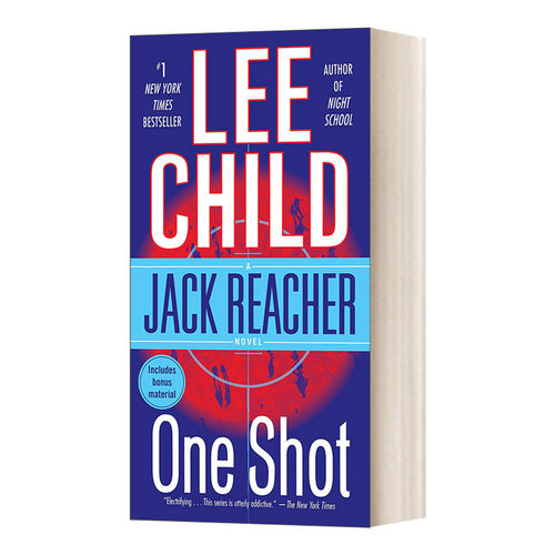 英文原版小说 One Shot 一枪毙命 Jack Reacher侠探杰克雷切尔系列9 Lee Child李查德 英文版 进口英语原版书籍