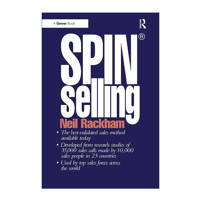 销售巨人 英文原版 SPIN -Selling 大订单销售手册 SPIN销售法 尼尔雷克汉姆 英文版 进口英语原版书籍