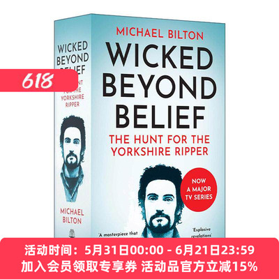 英文原版 Wicked Beyond Belief 约克郡开膛手追捕案 犯罪纪实 高分英剧漫长的阴影原著 英文版 进口英语原版书籍