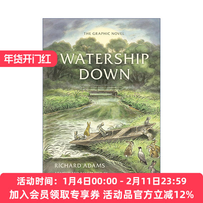 英文原版 Watership Down 兔子共和国 沃特希普荒原 漫画 Richard Adams 英文版 进口英语原版书籍