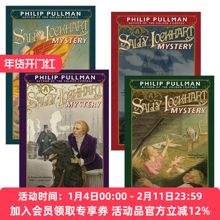 英文原版 A Sally Lockhart Mystery 萨莉·洛克哈特之谜系列4册 青少年推理小说 黑暗物质三部曲作者Phillip Pullman 英文版 进口